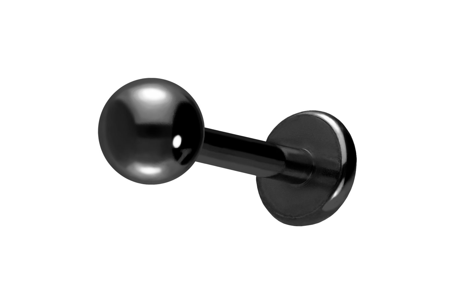 Titan Labret Piercing mit Push Fit
